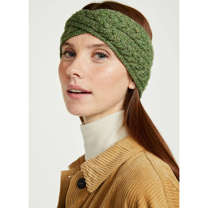 Soft Merino Wool Crossover Headband